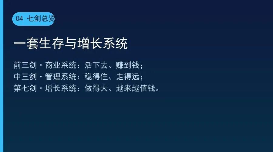 新时代创业者的七剑破局之道:高效能创业7剑深度拆解(135期干货)